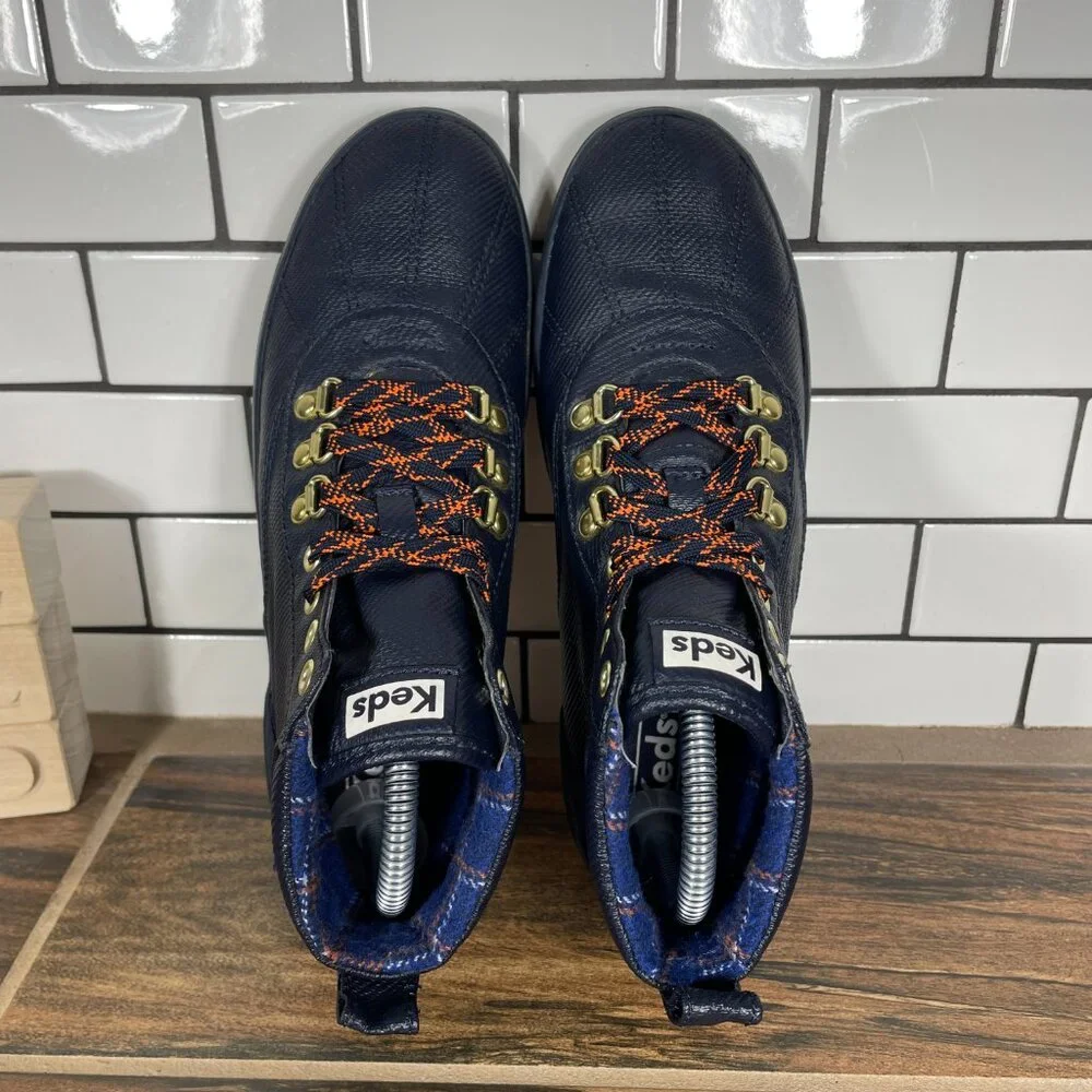 Keds Scout Womens Size 7 Shoes Blue Wool Lined Dream Foam Rain Sneaker Boot
